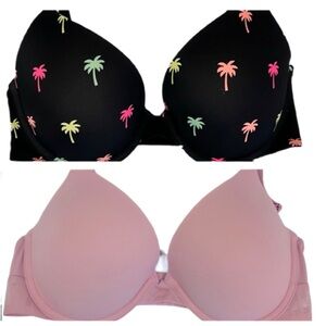 Victoria’s Secret PINK Bra Set of 2, Size 32D